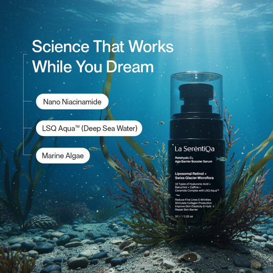 Retahyalu C3 Age Barrier Booster Serum with Liposome Retinol, Bakuchiol and Deep Sea Water