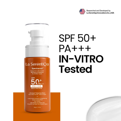Spectracool™ Sunscreen &  Moisturizer SPF 50+ PA+++ | IN-VITRO Tested - 2% Nano Niacinamide | For All Skin Types