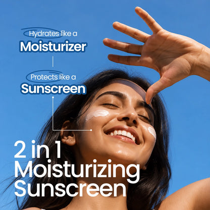 Spectracool™ Sunscreen &  Moisturizer SPF 50+ PA+++ | IN-VITRO Tested - 2% Nano Niacinamide | For All Skin Types
