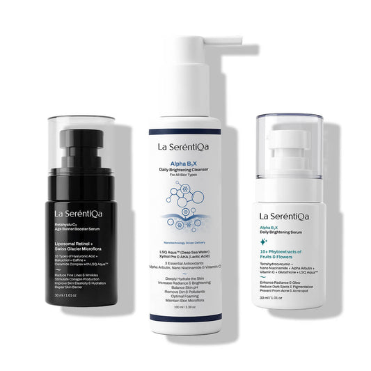 Radiance Glow Kit (Cleanser + Brightening Serum + Age Barrier Serum)