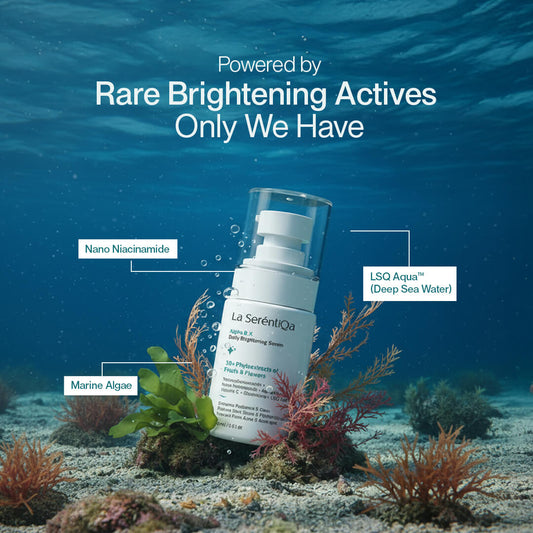 Alpha B3X Daily Brightening Serum with Nano Niacinamide and Deep Sea Water